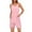AA-Pink, variant on JURANMO Todays Sales, Womens Summer Casual Sleeveless Rompers Loose Spaghetti Strap Overalls Shorts Jumpsuit with Pockets 2025 Beach Vacation Clothes Pink L