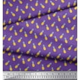 thumbnail image 3 of Soimoi Purple Cotton Jersey Fabric Pine Fruits Printed Craft Fabric by the Yard 58 Inch Wide, 3 of 3