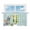 EasterXF3137, variant on Easter Sheer Curtains 54 Inch Length Rod Pocket Semi Transparent Light Filtering Window Drapes for Kitchen Bedroom Living Room,2 Panels, Colorful Easter Eggs Rabbits Spring Pastel Wood