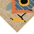 thumbnail image 3 of Trans-Ocean Rug Frontporch Birdhouses Neutral Indoor/Outdoor Area Rug, 3 of 6