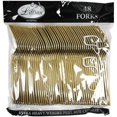 thumbnail image 3 of Lillian 48-Pack Plastic Forks Cutlery Bag, Gold, 3 of 3
