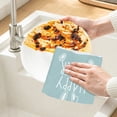 thumbnail image 6 of SHENGXINY 2PCS Easter Bath Towels,Easter Themed Kitchen Hand Towels - Absorbent Soft Towels for Cooking Baking Decor Blue 16.93x25.98 in, 6 of 6