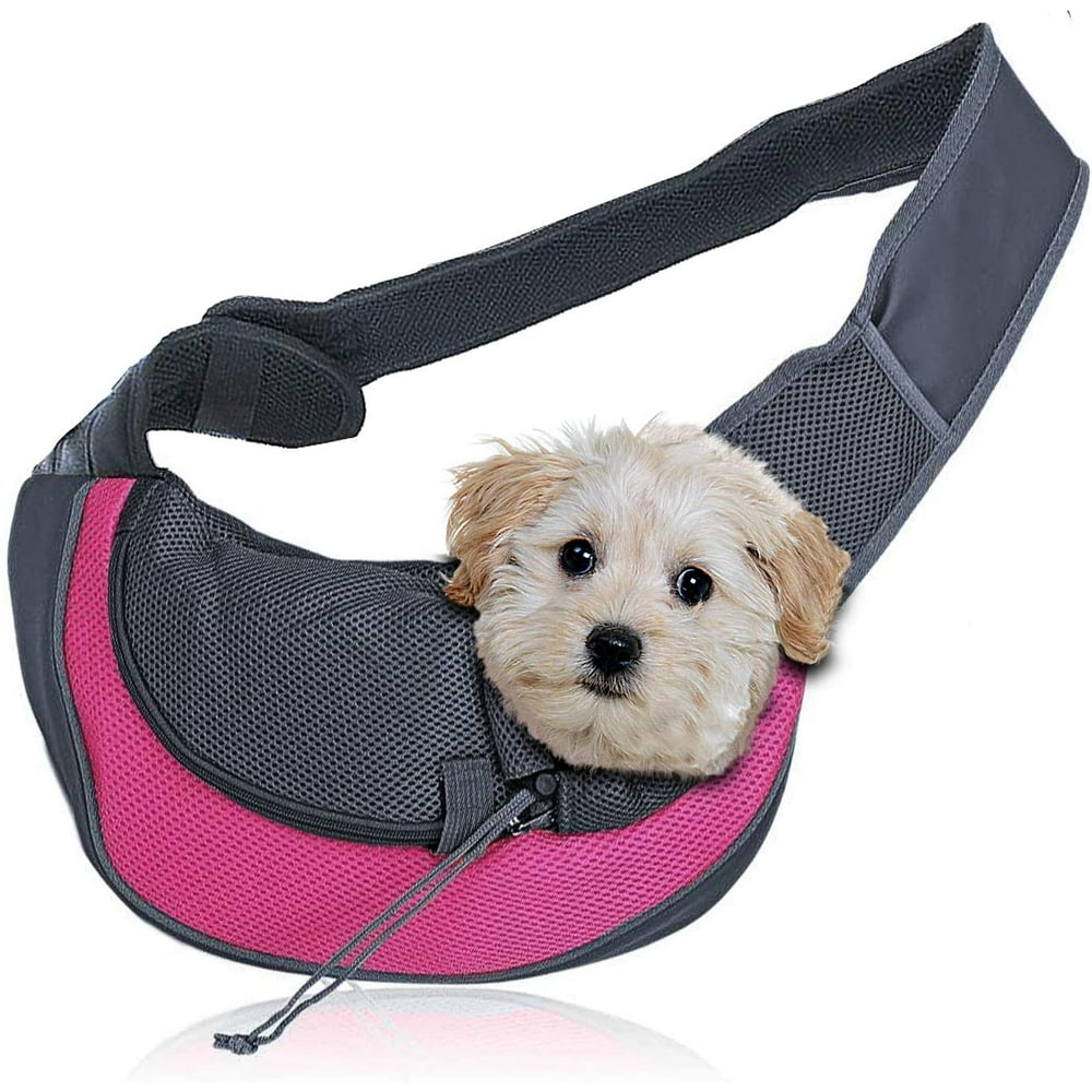 Zone Tech Pet Sling Bag Carrier, Adjustable Breathable Safe Stylish