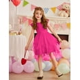 thumbnail image 4 of Arshiner Little Girls Tutu Dress Tulle Summer Princess Party Valentines Birthday Formal Dresses, 4 of 8