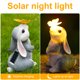 thumbnail image 4 of Estatua Conejito Solar Rabbit Garden Statue Figura para El Patio Jardín (a), 4 of 9