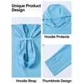 thumbnail image 6 of Pdbokew Men’s UPF 50+ Fishing Hoodie UV Sun Protection Long Sleeve Hooded Shirts Blue M, 6 of 9