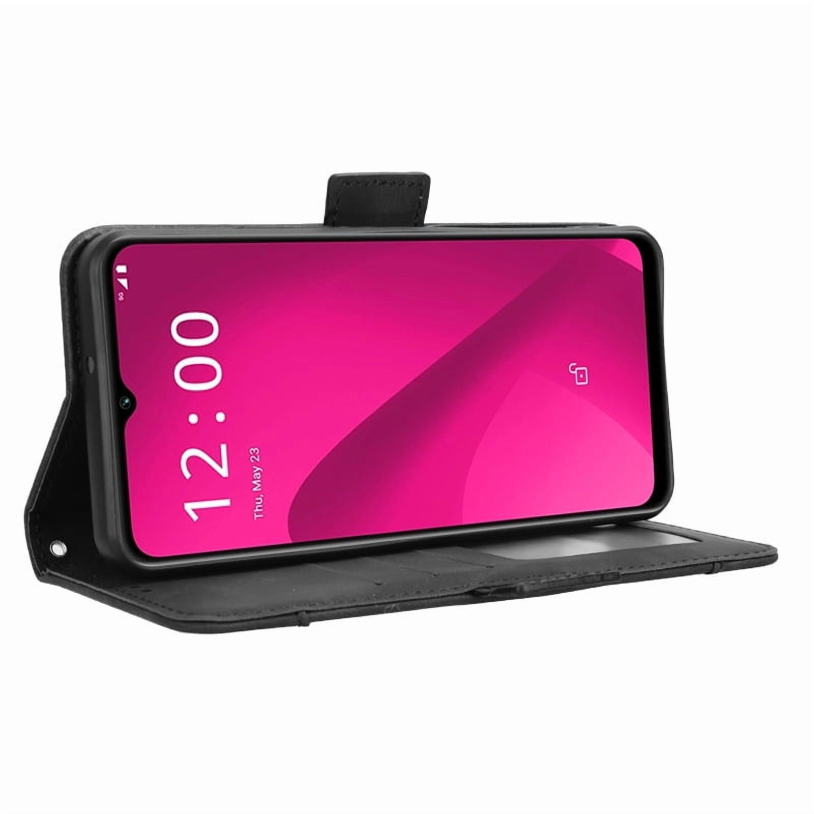 Multifunctional Flip Phone Leather Case For T-Mobile Revvl 8 Pro 7 6 T Phone Pro Retro Wallet Cards Slot Anti-fall Cover