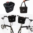 thumbnail image 3 of Greeniant Bolsa delantera plegable para manillar de bicicleta, reemplazo para viajar, Picnic, bicicletas plegables, cesta de liberación rápida extraíble Ciclismo Greeniant OD030901-01, 3 of 6