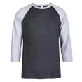 thumbnail image 2 of TheLovely Men's 3/4 Sleeve Crew Neck Raglan Jersey Baseball Tee Shirts (Single and Multi Packs Available), 2 of 2