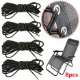 thumbnail image 4 of Silla plegable con correas de cuerda de vaca reclinable BEMS-8pcs (4 largas y 4 cortas), 4 of 5
