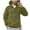 Green #017, variant on Tactical Hoodies for Men Quater-Zip up Pullover Vintage Sweatshirt Casual Comfort Cargo Hoodies with Multi Pockets Green XL