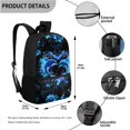 thumbnail image 3 of Jeiento Dolphin Backpack with Lunch Box Kids Girls 8-12/10-12/12-14 Elementary School Bookbag Lunch Bag Pencil Case Set Love Heart Book Bag Lunchbox Back Pack Chidlren Schoolbag, 3 of 7