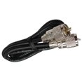thumbnail image 1 of 6' RG8X BLACK COAX CABLE WITH PL259 CONNECTORS ON EACH END, 1 of 1