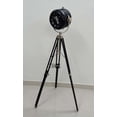 thumbnail image 3 of THOR INSTRUMENTS Collectible Black Vintage Design Clock Tripod Stand Home Decor Maritime Clock on Tripod, 3 of 4