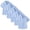 Blue, variant on Uniform Shirts for Girls 5 Pack Big Kids White Workwear Short Sleeve Button Down Shirts Dessy Preppy Clothing