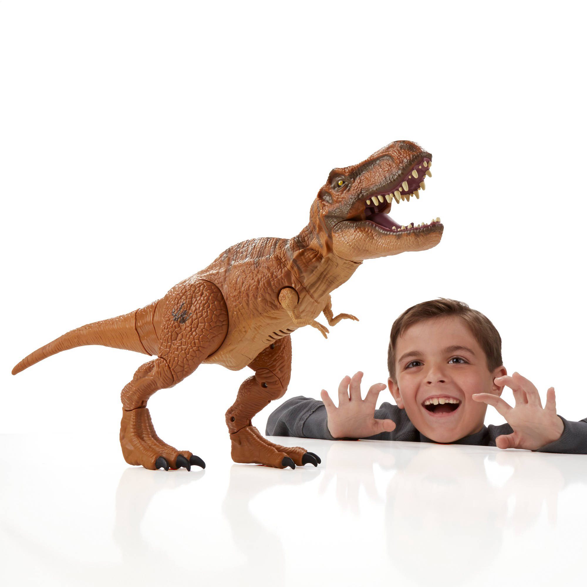 Jurassic World Stomp and Strike Tyrannosaurus Rex Figure - Walmart.com