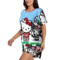 thumbnail image 2 of Lsque Sanrio Women's Short-Sleeved Pajama Set - 2 Piece Soft and Lightweight Sleepwear Set-Small, 2 of 9