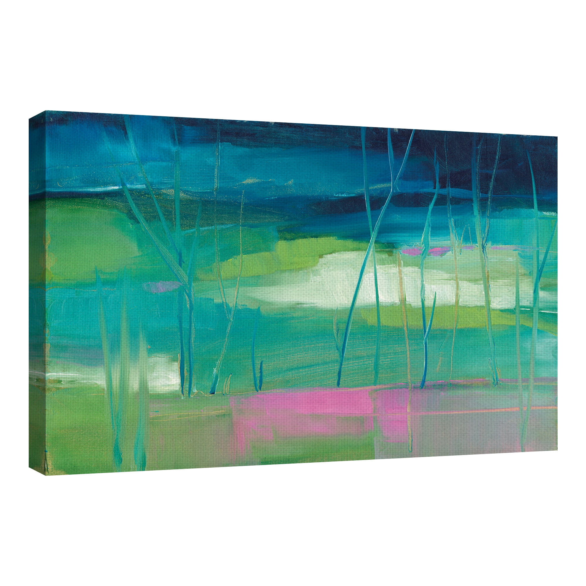 Masterpiece Art Gallery Lily Pond By Michelle Abrams Canvas Art Print 24" x 36"
