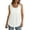 Solid Color1-White, variant on Brilliant Tank Tops for Women Plus Size 3x Women's Summer Casual Loose Fit Pleated Square Neck Sleeveless Tops (Black,M)