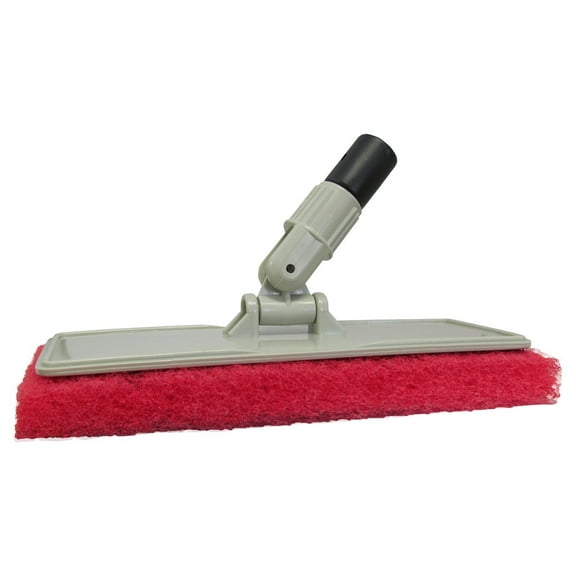 Star Brite 40124; Flex Head Scrubber W/Red Pad