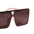 thumbnail image 2 of Txlixc Gafas de sol de moda para niños Gafas de montura cuadrada de triángulo plano simple con protección UV 400 Txlixc  Moda, 2 of 9