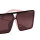 thumbnail image 2 of SAYOO Gafas de sol de moda para niños Gafas de montura cuadrada de triángulo plano simple con protección UV 400 SAYOO  Moda, 2 of 9