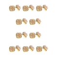 thumbnail image 3 of Jumpingount Pendientes de tuerca, joyería elegante, regalos con estilo, brillantes, para mujer, pequeños pendientes de tuerca, adorno de vestir tipo 5 10piezas, 3 of 6