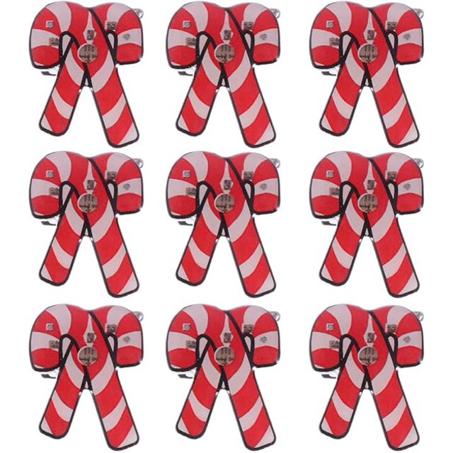Pinos de Navidad (9 unidades), diseño de muñeco de nieve, ideal para niños adultos