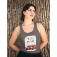 thumbnail image 2 of Santa's Foodtruck Collection B. Racerback Tank Women -Victoria Borges Designs, Female x-Small, 2 of 4