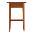 thumbnail image 5 of Pemberly Row Contemporary Manufactured Wood 1 Drawer Nightstand in Oak, 5 of 7
