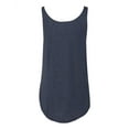 thumbnail image 3 of BELLA + CANVAS - Women's Flowy Tank with Side Slit - 8802 - Heather Navy - Size: 2XL, 3 of 5