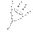 thumbnail image 2 of Sparkly Rhinestone Jewelry Set for Women – Necklace, Earrings, and Bracelet for Weddings, Proms, and Special Occasions, 2 of 3