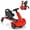 Red, variant on Costway 6V Kids Ride On Drift Car Electric Drifting Go Kart for Kids with 360° Spin Dark