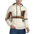 thumbnail image 2 of Salouo Books Key To Knowledge Pattern Men's Fall Hoodie Sweatshirt,Sport Hoodie with Pockets for Men Pullover Casual Hooded Sweatshirt-Medium, 2 of 7
