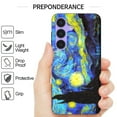 thumbnail image 3 of CoverON Art Design For Samsung Galaxy S25+ / Galaxy S25 Plus Phone Case, Flexible Rubber Slim TPU Cover, Starry Night, 3 of 8
