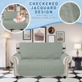 thumbnail image 6 of Lavish Cover Luxe Waterproof & Non-Slip Sofa Cover, Washable Funiture Protectors for Kids, Pets(2-Seater, Dark Coffee), 6 of 6