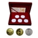 thumbnail image 2 of Caja de almacenamiento de monedas de caja contenedor con cojín para monedas colección, 2 of 5