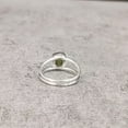 thumbnail image 6 of Natural Peridot Ring, Rough Peridot Gemstone Ring, August Birthstone, Double Band, 925 Sterling Silver, Womens Ring, Christmas, Thanksgiving, Handmade, Statement Jewelry, Rough Gemstone Jewelry, 6 of 6