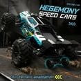 thumbnail image 3 of 1:16 Scale All Terrain Brushless RC Car, 49MPH High Speed 4WD Vehicle with 2.4 GHz Remote Control, Waterproof Off-Road Truck with Two Rechargeable Batteries, Racing Car Toys for Adults and Boys, 3 of 10
