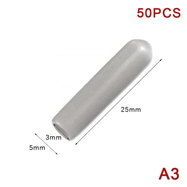 20/50 Uds. Tapas para estante de lavavajillas, tapa de cubierta de punta, tapas de extremo redondo flexibles, fundas protectoras para artículo afilado, previene colisiones