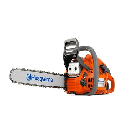 Husqvarna 445 Rancher 3/8 Inch Pitch 18 Inch Bar Fast Start Chainsaw 455R-18