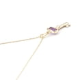 thumbnail image 5 of Galaxy Gold 14K Yellow Gold 0.5 Carat Amethyst Pendant Necklace - February Birthstone - Peace & Wisdom - 16" to 24" - Fine Jewelry for Women, 5 of 5
