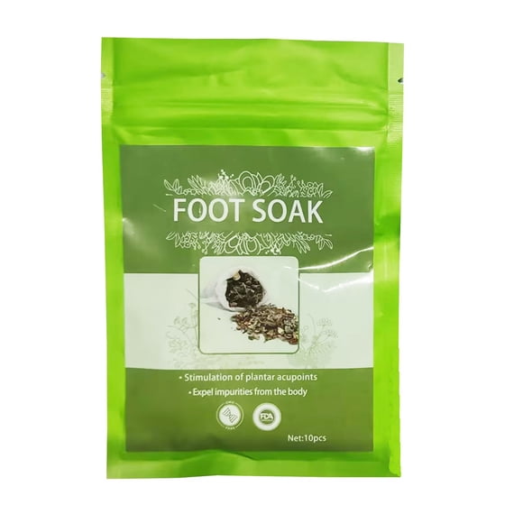 10Pcs Ginger Foot Soak Relaxation For Muscles Foot Pain Relief Enhance Immunity Natural Mugwort Herb Foot Soak Leg Cloth Bags For Foot Bath