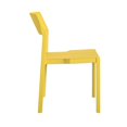 thumbnail image 4 of Novogratz Poolside Collection, Chandler Stacking Dining Chairs, Indoor/Outdoor, 4Pack, Bright Yellow, 4 of 9