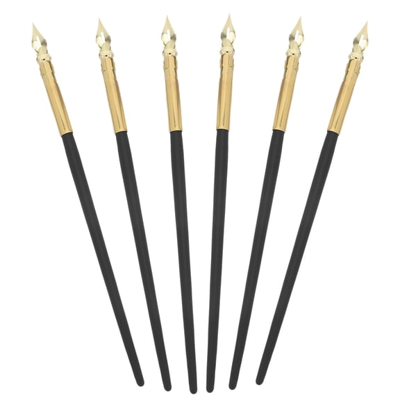 OULII 6Pcs Calligraphy Dip Pen Set for Beginners and Professionals Smooth Ink Flow for Writing and Sketching