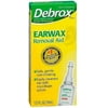 "debrox earwax removal aid drops, 2 count"