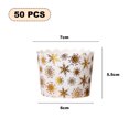 thumbnail image 2 of 50 Uds. Vasos de papel dorados 5,5 cm * 6cm * 7cm vasos para cupcakes navideños, 2 of 5