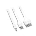 thumbnail image 1 of Peahefy White Steel 2/5/10 Punch Prong Tool Set Lacing Stitching Chisel Set for Leather Crafts, Leather Craft Tool, Prong Punch Hole, 1 of 8