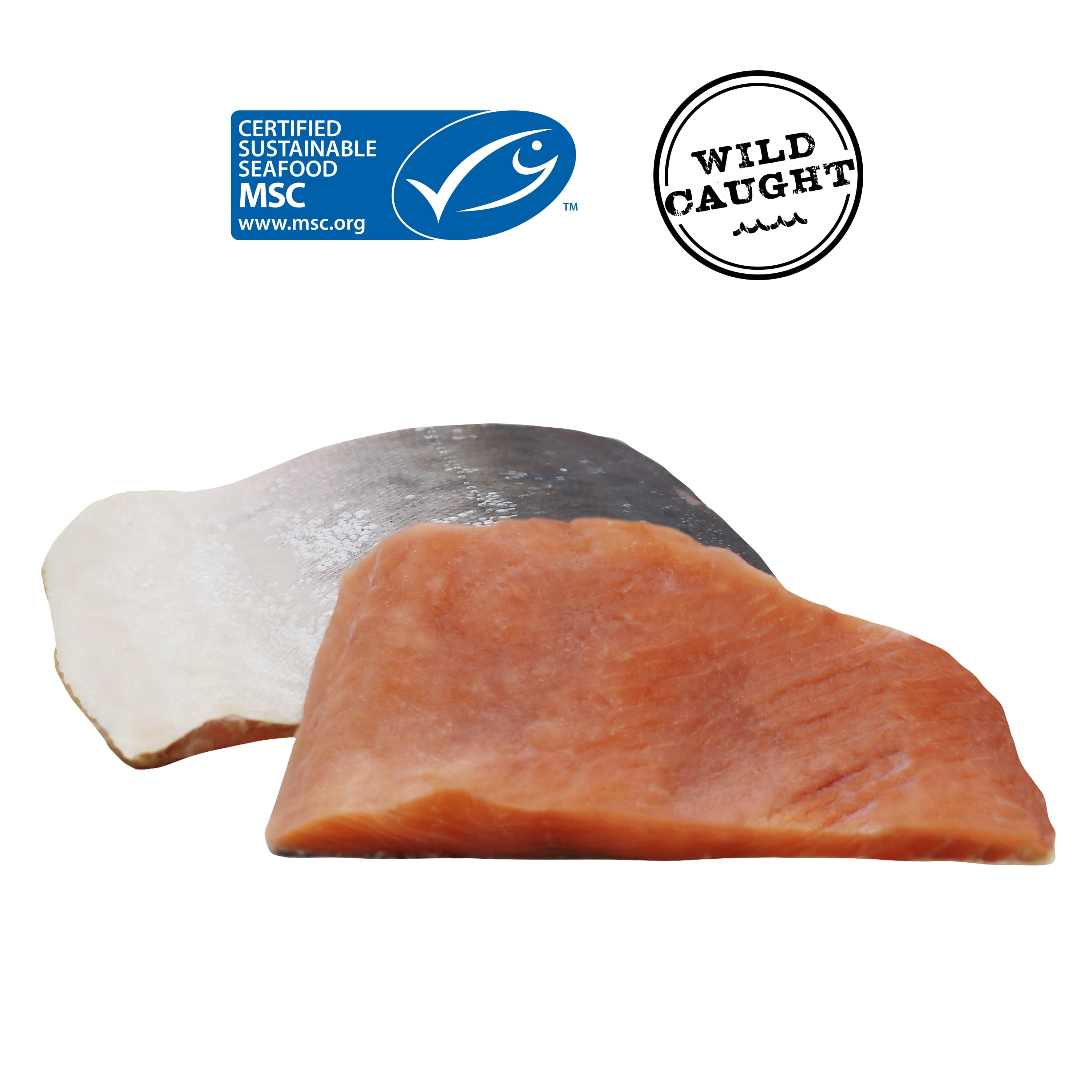 Sea Best Frozen Pink Salmon Skin-On Fillets, 2 lb