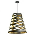 thumbnail image 2 of Dainolite 1 Light Cut Out Pendant JTone - White/Gold, 2 of 2
